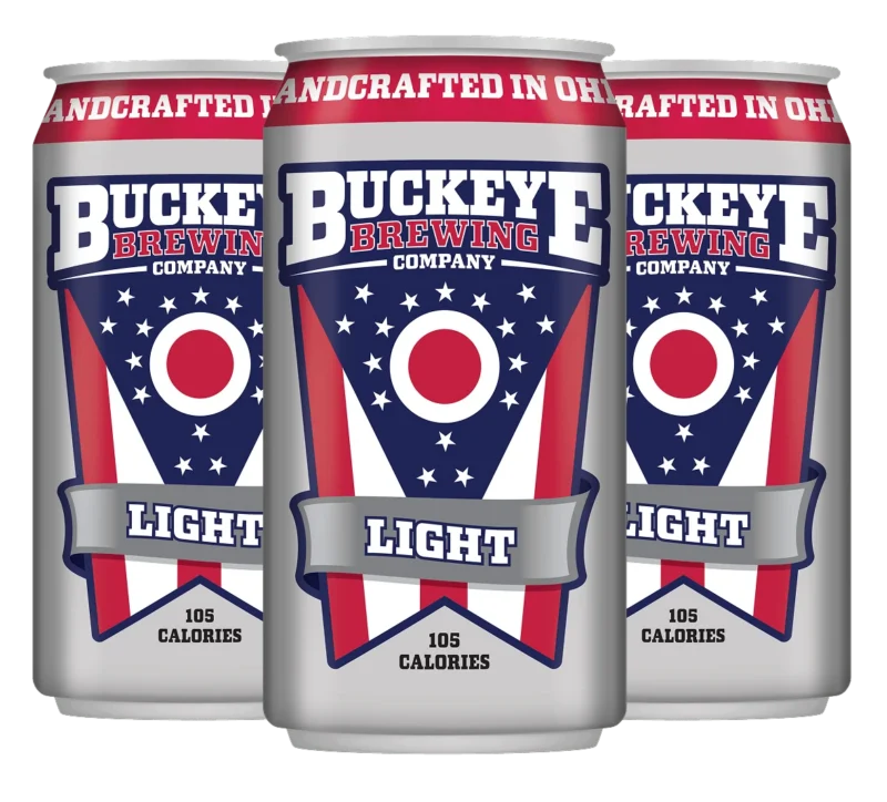 Buckeye Brewing Co. Light cans